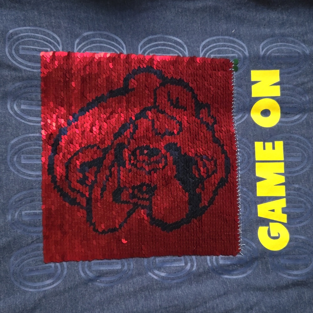 Super Mario Reversible Sequin Tshirt - Picture 3 of 5
